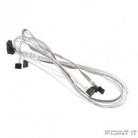 Supermicro CBL-SAST-0644 Кабель 0.9m Right Angle MiniSAS SFF-8087 to 4 SATA 75/75/90/90cm with Sideband