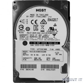 HDD HGST SAS Server 300Gb 2.5'' Ultrastar 10K rpm 12Gb/s 128Mb HUC101830CSS200