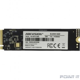 SSD M.2 HIKVision 128GB E1000 Series &lt;HS-SSD-E1000/128G&gt; (PCI-E 3.0 x4, up to 990/650MBs, 3D TLC, NVMe, 22x80mm)