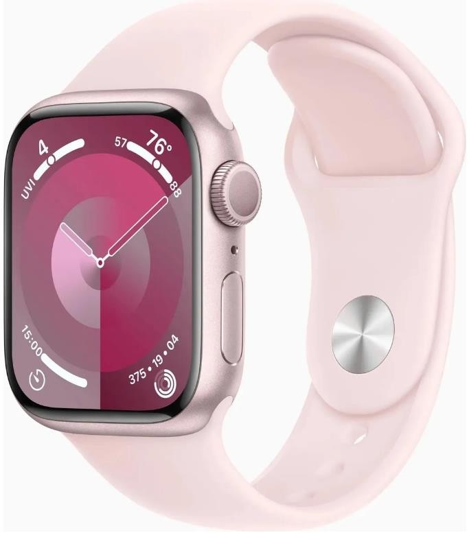 Умные часы SERIES 9 41MM PINK/LIGHT PINK BAND A2978 MR933ZP/A APPLE