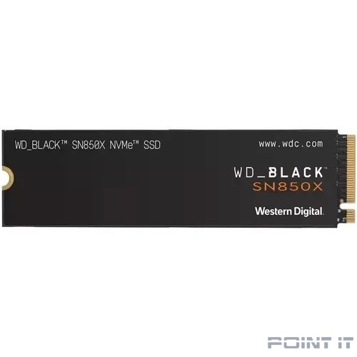 WD SSD Black SN850X, 1.0TB, M.2(22x80mm), NVMe, PCIe 4.0 x4, WDS100T2X0E