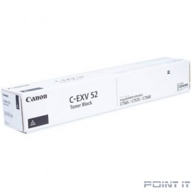 Тонер C-EXV 52 черный для Canon iR ADV 75хх, 82 000 pages