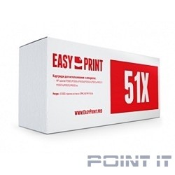 EasyPrint Q7551X Картридж EasyPrint LH-51X для HP LaserJet P3005/M3027/M3035 (13000 стр.) с чипом