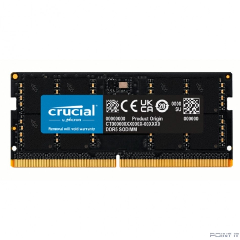 DDR5 Crucial 32Gb 5600MHz CT32G56C46S5 CL46 SO-DIMM