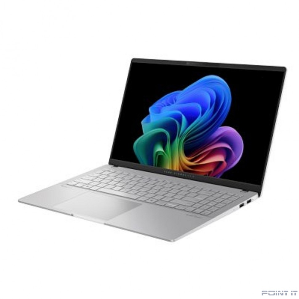 Ноутбук ASUS Vivobook S 15 OLED S5507QA-MA012W [90NB14Q2-M005C0] Cool Silver 15.6" {3K OLED 2880x1620 Snapdragon X Plus/16Gb/512Gb SSD/W11H}