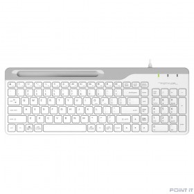 Клавиатура A4Tech Fstyler FK25 белый/серый USB slim [1530217]