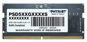 Модуль памяти для ноутбука SL 32GB DDR5-4800 PSD532G48002S,CL40, 1.1V PATRIOT