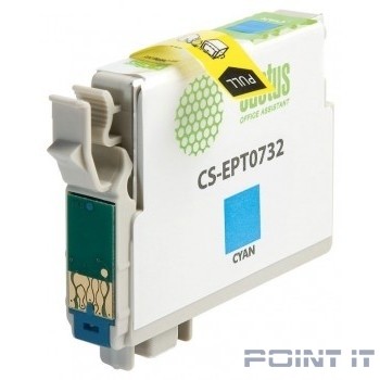Cactus C13T0732 Картридж для Epson Stylus С79/ C110/ СХ3900/ CX4900/ CX5900/ CX7300/ CX8300/ CX9300, голубой