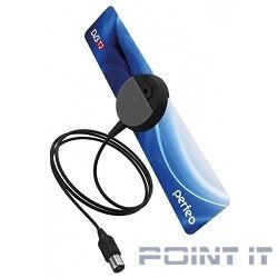 Perfeo ТВ антенна &quot;FLAT+&quot;, активная, встр. усилитель, DVB-T2 (PF-TV2169) [PF_4503]