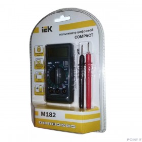 Iek TMD-1S-182 Мультиметр цифровой Compact M182 IEK