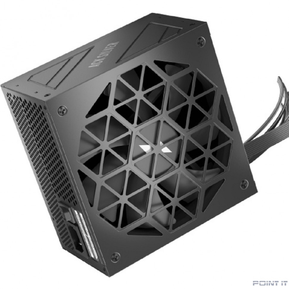 1STPLAYER Блок питания ACK SILVER 850W Black / ATX 3.1, APFC, 80 PLUS Silver, Double Forward, DC-DC, full Teapo caps, 140mm fan, non-modular / HA-850BA7-BK