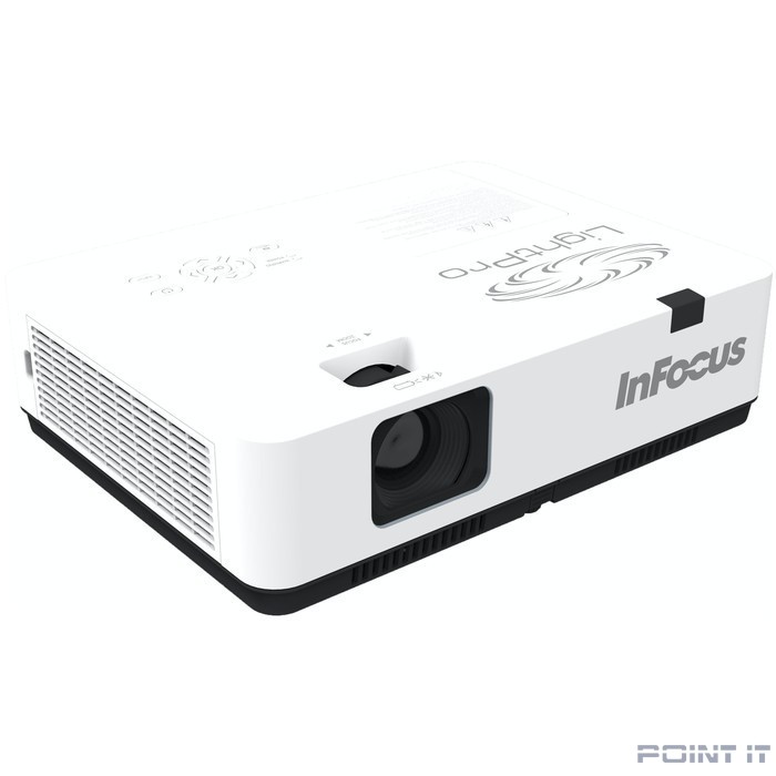 Проектор INFOCUS IN1039 Проектор {3LCD 4200lm WUXGA 1.26~2.09 50000:1 (Full3D) 16W 2xHDMI 1.4b, VGA in, CompositeIN, 3,5 mm audio IN, RCAx2 IN, USB-A, VGA out, 3,5 audio OUT, RS232, Mini USB B serv}
