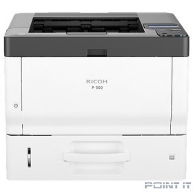 Ricoh P 502 Светодиодный принтер, A4, 2Гб, 43стр/мин, дуплекс, PS3, GigaLAN, старт.картр.17400стр.(418495)