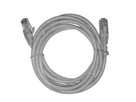 Патч-корд Technolink C UTP4 cat.5е, 2.0м, CCA, LSZH, серый, литой коннектор