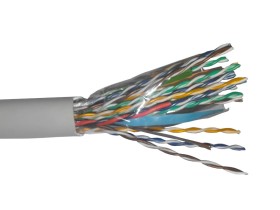 Кабель UTP16 cat.5e, 305м, 24 AWG, серый