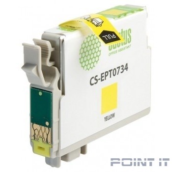Cactus C13T0734 Картридж для Epson Stylus С79/ C110/ СХ3900/ CX4900/ CX5900/ CX7300/ CX8300/ CX9300, желтый