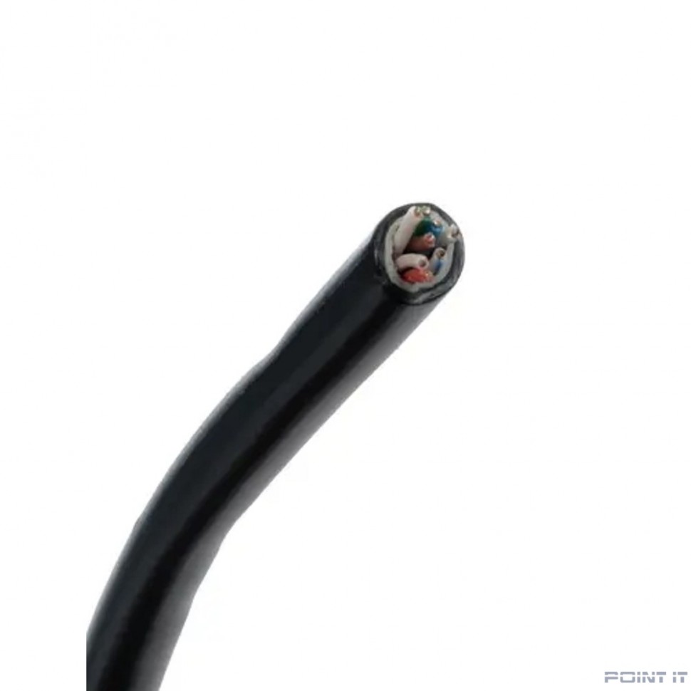 5bites Кабель US5500-305APE витая пара UTP / SOLID / 5E / CCAG / PVC+PE / BLACK / OUTDOOR / DRUM / 305M