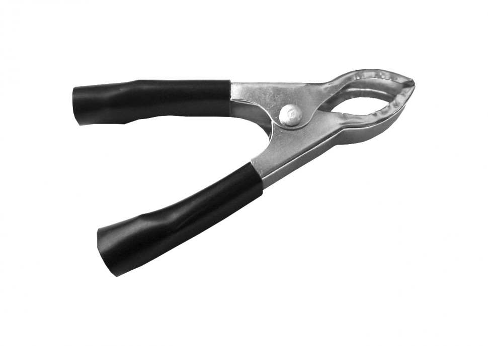 Зажим крокодил, 30A, черный, L=73±5мм, NETKO Optima