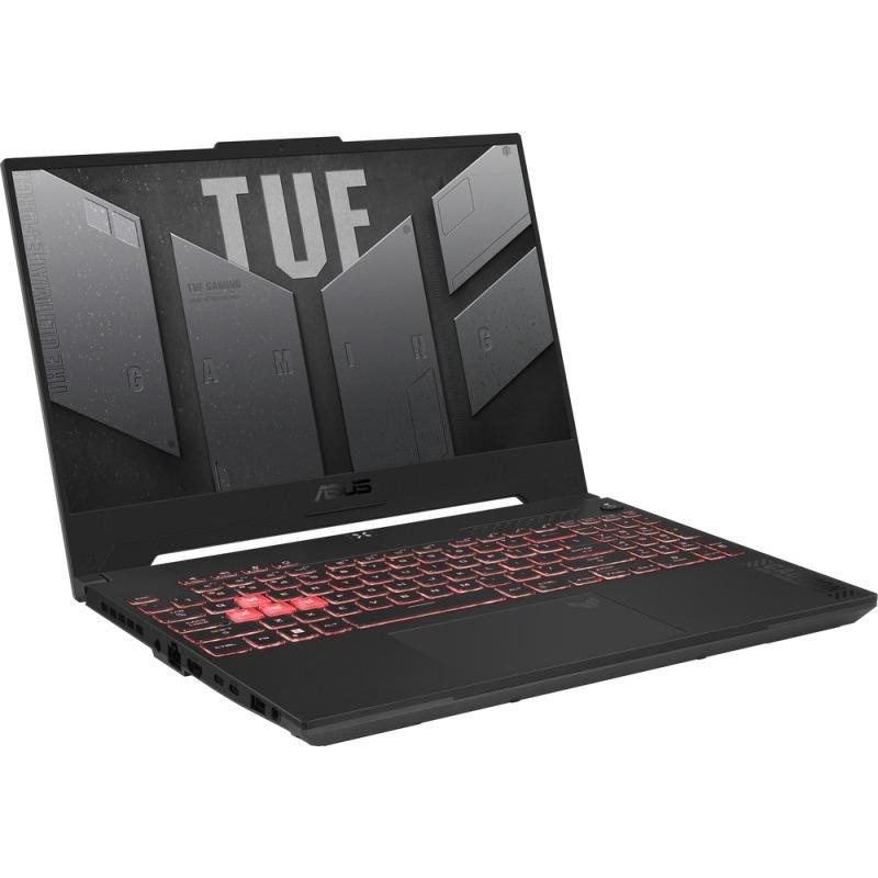 Ноутбук ASUS TUF Gaming A15 FA507NV-LP023 15.6" 1920x1080/AMD Ryzen 7 7735HS/RAM 16Гб/SSD 512Гб/RTX 4060 8Гб/ENG|RUS/DOS серый 2.2 кг 90NR0E85-M003W0