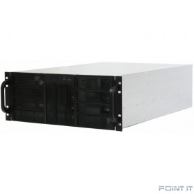 Procase Корпус 4U server case,11x5.25+0HDD,черный,без блока питания,глубина 550мм,MB CEB 12&quot;x10,5&quot;, панель вентиляторов 3*120x25 PWM [RE411-D11H0-FC-55]