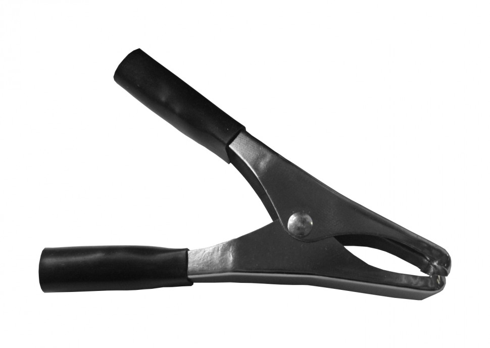 Зажим крокодил, 15A, черный, L=73±5мм, NETKO Optima