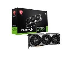 Видеокарта PCIE16 RTX4070TI 12GB 4070TI VENTUS 3X E1 12G OC MSI