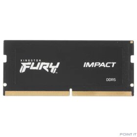 Память оперативная/ Kingston 16GB 4800MT/s DDR5 CL38 SODIMM FURY Impact PnP