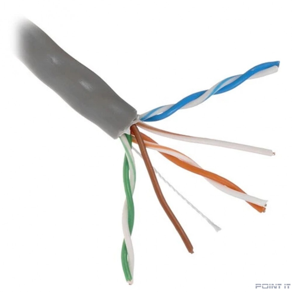 5bites Кабель US5505-100C витая пара UTP / SOLID / 5E / 24AWG / COPPER / PVC / 100M