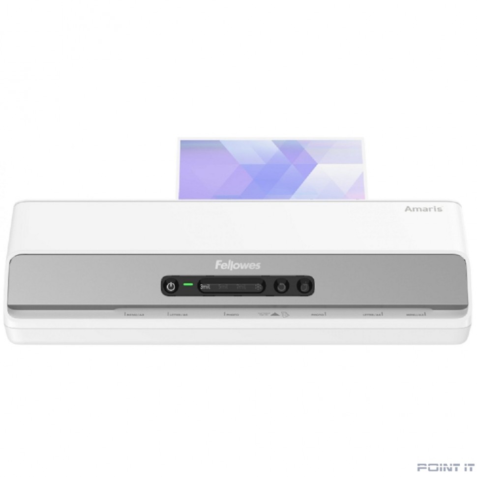 Ламинатор Fellowes Amaris A3 FS-80582, 75-175 мкм, до 80 см/мин, нагрев 60 сек, 6 валов