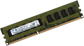 Модуль памяти DDR3 4Gb  Unbuffered Samsung M391B5273CH0-CH9 PC3-10600E ECC 1333Mhz  2Rx8  1,5V Dual Rank