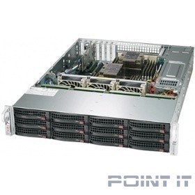 Supermicro SSG-620P-ACR12H 2U, 2xLGA-4189, TDP 270W, Intel C621A, 16xDDR4, 12x 3.5" hot-swap NVMe/SATA/SAS (4x 3.5" NVMe hybrid), Broadcom 3916, 4xPCI-E 4.0 x16 LP, 2xPCI-E 4.0 x8 LP 2xRJ45 10GBase-T,