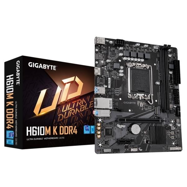 Материнская плата H610 S1700 MATX H610M K DDR4 2.0 GIGABYTE