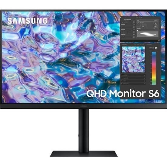 ЖК монитор SAMSUNG LS27B610EQIXCI/27" Cенсорный экран нет/IPS/2560x1440 16:9/75 Гц/300/1000:1 Matte/5 мс/да/черный/7.4 кг LS27B610EQIXCI