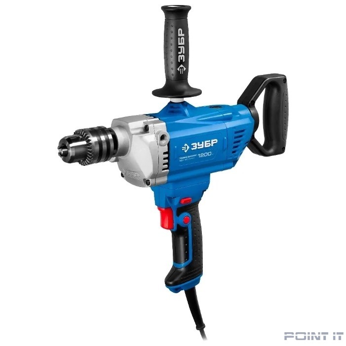 ЗУБР "ПРОФЕССИОНАЛ" ЗДМ-1200 РММ2 Дрель-миксер [ЗДМ-1200 РММ2] { реверсивная, патрон 16мм, 0-850об/мин, 1200Вт }