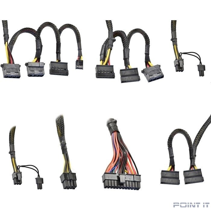 Exegate EX292160RUS Блок питания 900W ExeGate 80 PLUS® Bronze 900PPH (ATX, APFC, КПД 89% (80 PLUS Bronze), 12cm fan, 20+4pin, 2x(4+4)pin, 6xPCI-E, 8xSATA, 4xIDE, black, Color Box)