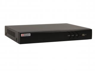 DS-H308QA(B) 8-канальный гибридный HD-TVI видеорегистратор c технологией AcuSense и AoC (аудио по коаксиальному кабелю)