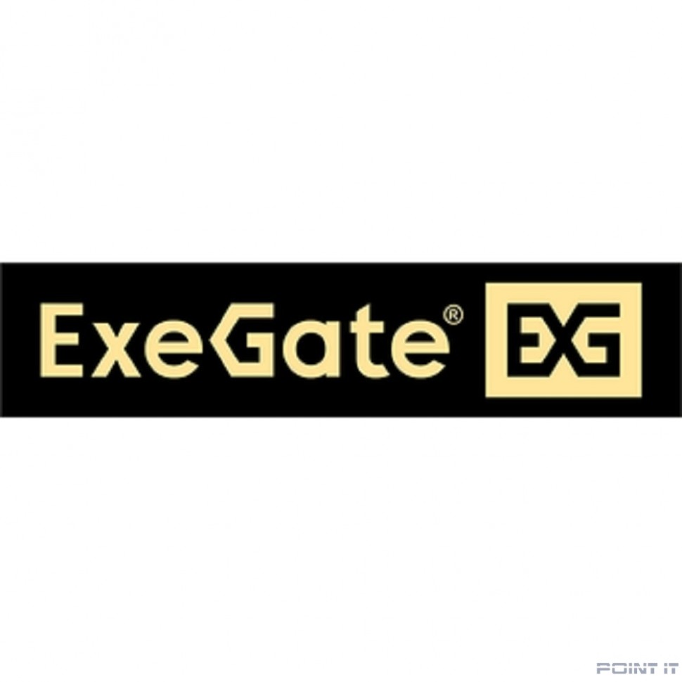 Exegate EX296161RUS Серверный корпус ExeGate Pro 1U255-01 <RM 19", высота 1U, глубина 255, без БП, USB>