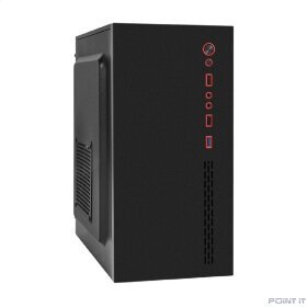 Exegate EX298166RUS Корпус Minitower ExeGate BAA-403U-AAA450 (mATX, БП AAA450 с вент. 8см, 1*USB+1*USB3.0, HD Audio, черный)