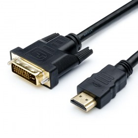 Кабель HDMI/DVI 1.8M AT3808 ATCOM
