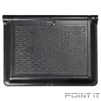 BURO Подставка для ноутбука 17"398x300x29mm 2xUSB 2x 140mmFAN 926г металлическая сетка/пластик черный (BU-LCP170-B214)