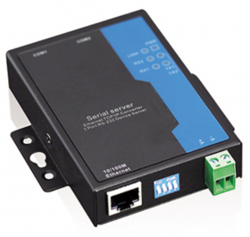 Преобразователь интерфейсов 2 порта RS232 — Ethernet (10/100M)