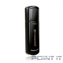 Transcend USB Drive 4Gb JetFlash 350 TS4GJF350 черный {USB 2.0}