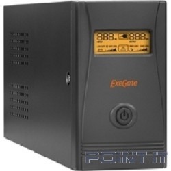Exegate EP285476RUS ИБП ExeGate Power Smart ULB-850.LCD.AVR.C13.RJ.USB &lt;850VA/480W, LCD, AVR, 4*IEC-C13, RJ45/11, USB, Black&gt;