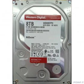 Жесткий диск SATA 8TB 6GB/S 256MB RED PLUS WD80EFPX WDC