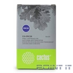 CACTUS ERC30 Картридж ленточный CS-ERC30 черный для Epson ERC 30/34/38 1600000 signs