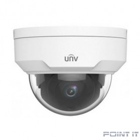 Uniview IPC3F15P-RU3 Видеокамера IP Купольная антивандальная: фикс. объектив 2.8мм, 5MP, ИК-подсветка до 30м, DWDR, Ultra 265/H.265/H.264/MJPEG, 0.01 Лк @F2.0, 2 потока, детекция движения, PoE, IP67, 