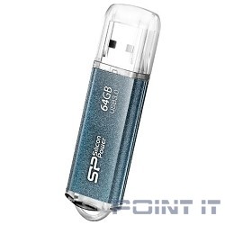 Silicon Power USB Drive 64Gb Marvel M01 SP064GBUF3M01V1B {USB3.0, Blue}