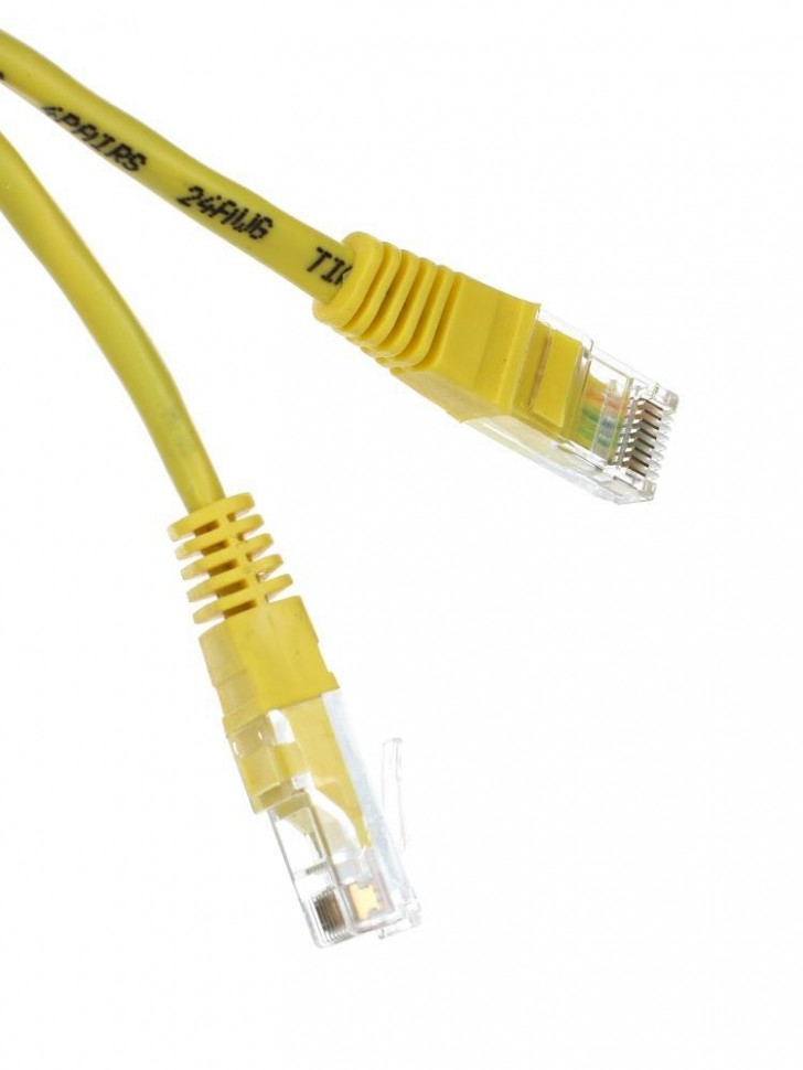 Кабель PATCH CAT5E UTP 5M YELLOW NA102-Y-5M TELECOM