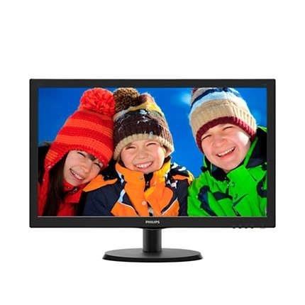 ЖК монитор PHILIPS 243V5QHABA/23.6"/MVA/1920x1080 16:9/60Hz/250/3000:1/8 мс/да/черный/10 кг 243V5QHABA(00/01)