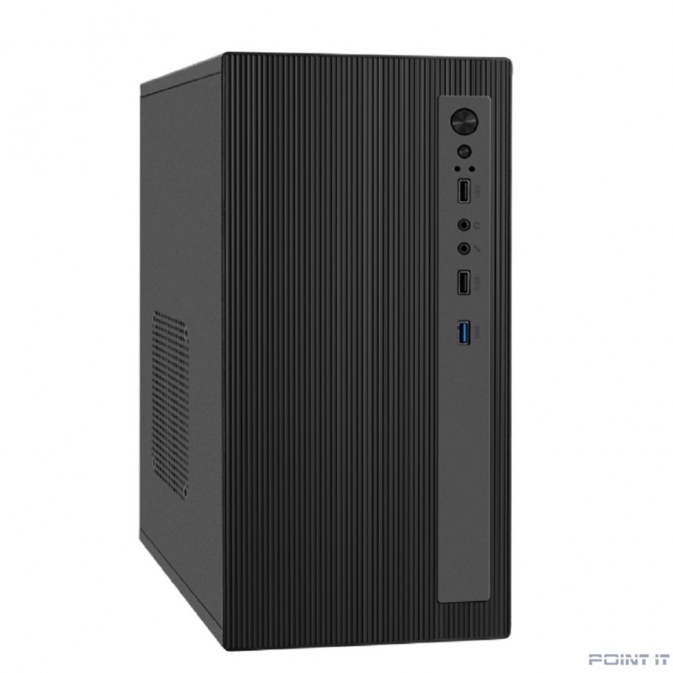 Exegate EX299065RUS Корпус Minitower ExeGate BAA-303MU (mATX, без БП, 2*USB+1*USB3.0, HD Audio, черный)